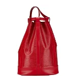 Red Leather Louis Vuitton Randonnee