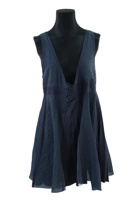 Blue Silk Heimstone Dress