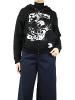 Black Cotton Prada Sweatshirt