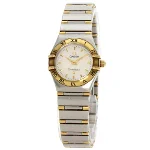 White Yellow Gold Omega Watch