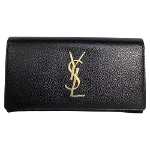 Black Leather Yves Saint Laurent Wallet