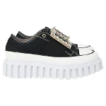 Black Canvas Roger Vivier Sneakers