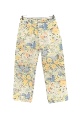 Yellow Fabric Nina Ricci Pants