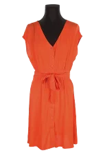 Orange Viscose Des petits hauts Dress