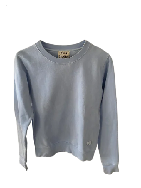 Blue Cotton Acne Studios Sweater
