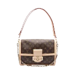 Brown Canvas Louis Vuitton Dauphine