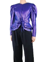 Purple Polyester Isabel Marant Top