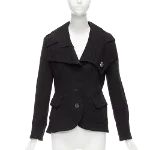 Black Wool John Galliano Jacket