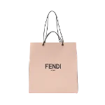 Black Leather Fendi Tote