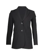 Black Wool Theory Blazer