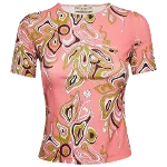 Pink Fabric Emilio Pucci Top