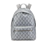 Grey Canvas Dior Backpack