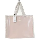 Pink Leather Furla Tote