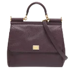 Purple Leather Dolce & Gabbana Sicily