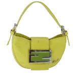 Yellow Leather Fendi Handbag