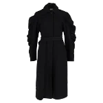 Black Wool Dries Van Noten Coat