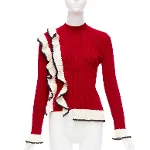 Red Wool MSGM Sweater