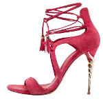 Pink Suede Le Silla Sandal