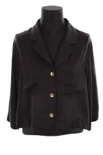 Black Viscose Ganni Jacket