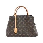 Brown Canvas Louis Vuitton Montaigne