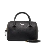 Black Leather Kate Spade Handbag