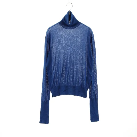 Blue Silk Celine Sweater