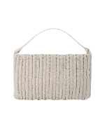 White Leather Nanushka Handbag