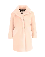 Pink Polyester Ba&sh Coat