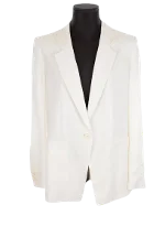 White Fabric Claudie Pierlot Blazer