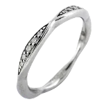 Silver Platinum Chanel Ring