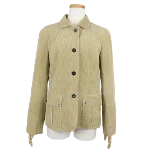 Beige Canvas Burberry Jacket