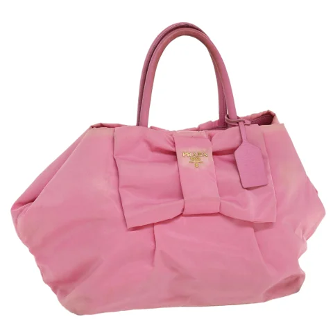 Pink Nylon Prada Handbag