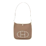 Brown Canvas Hermès Evelyne