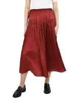 Red Polyester Ulla Johnson Skirt