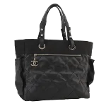 Black Canvas Chanel Paris Biarritz