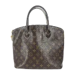 Brown Canvas Louis Vuitton Lockit