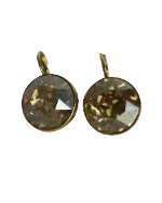 Gold Metal SWAROVSKI Earrings