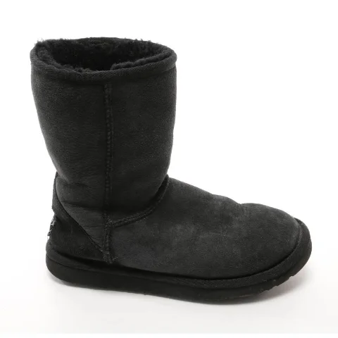 Grey Leather UGG Boots