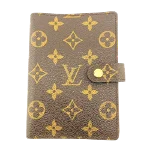 Brown Canvas Louis Vuitton Agenda