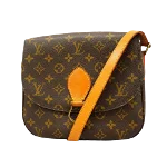 Brown Fabric Louis Vuitton Saint Cloud