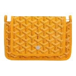 Yellow Canvas Goyard Wallet