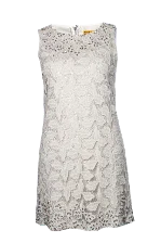 White Cotton Alice + Olivia Dress