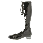 Black Fabric Dior Boots