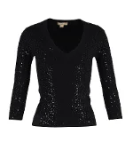 Black Polyester Michael Kors Sweater