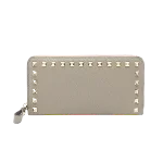 Grey Leather Valentino Wallet