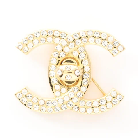Beige Pearl Chanel Earrings