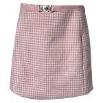 Pink Wool Versace Skirt