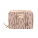 Pink Leather Miu Miu Wallet