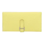 Yellow Fabric Hermès Wallet