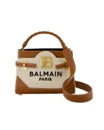 Beige Canvas Balmain Handbag